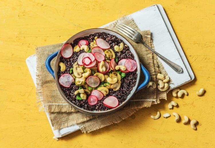 HelloFresh vegan brown rice buddah bowl